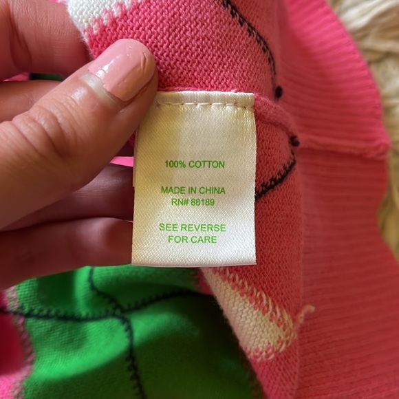 Lilly Pulitzer argyle sweater - Picture 5 of 5